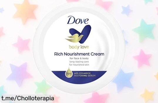 Hidrata y protege tu piel con la crema Dove 3 en 1, ¡ofertón irresistible que dejará tu piel fresca todo el día! No dejes pasar esta oportunidad única y cuida de ti.