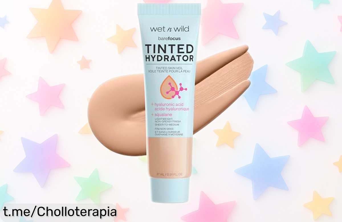 Hidratante con color Wet n Wild Bare Focus que va a dejarte la piel suave y radiante, ahora a un precio inmejorable que no querrás perderte. ¡Prueba el glow sin complicaciones!