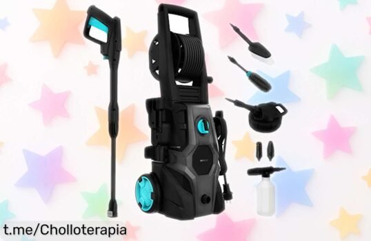 Hidrolimpiadora Cecotec HydroBoost perfecta para casa y coche, potente a un precio de ganga que se va volando… ¡no te quedes sin la tuya y dale brillo a todo!