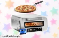 Horno eléctrico ProfiCook para pizza, a 400 °C con piedra y pala: ofertón irresistible que volará rápido. ¡Prepara la mejor cena en un abrir y cerrar de ojos!