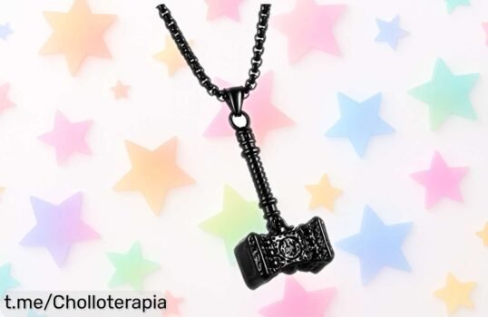 Impactante colgante vikingo Martillo de Thor en acero inoxidable JewelryWe a un precio increíble; no te quedes sin el talismán que añade estilo y personalidad a tu look diario.