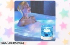 Impactantes luces de ducha recargables 3D para crear un spa en casa, ¡ofertón increíble que se va volando a este precio único!