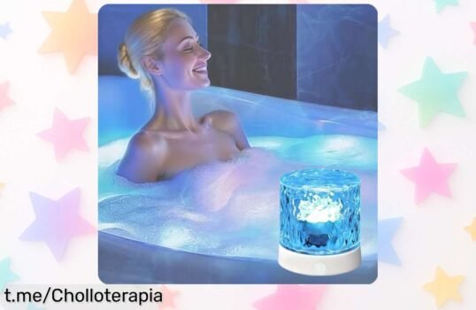 Impactantes luces de ducha recargables 3D para crear un spa en casa, ¡ofertón increíble que se va volando a este precio único!
