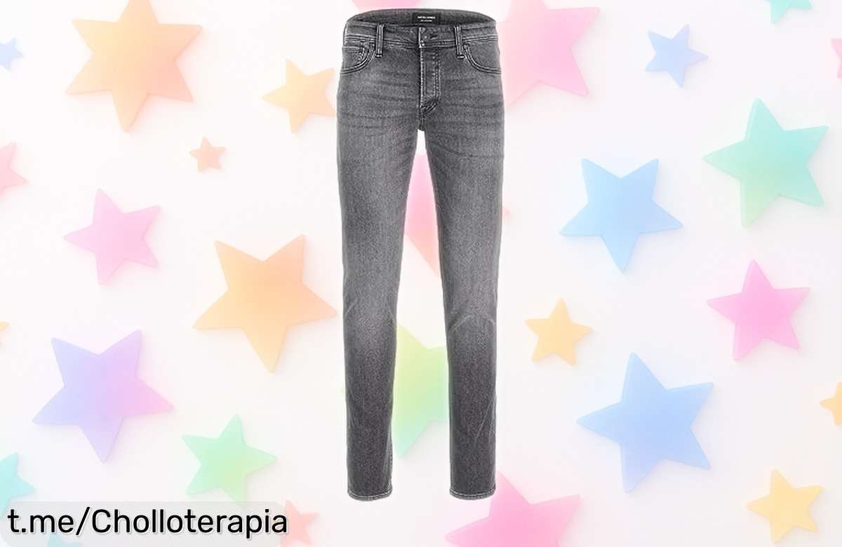 Impactantes vaqueros Jack & Jones Black Denim en oferta brutal: confort y estilo que no querrás dejar pasar, ¡tu nueva prenda favorita te espera!