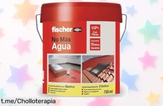 Impermeabilizante líquido de fischer para tejas y baldosas, ofrece resistencia total al agua y la intemperie; ¡ofertón que vuela rápido y reavivará tu tejado!