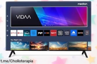 Impresionante TV 50” Ultra HD 4K de MEDION con acceso a Netflix, Prime y Disney+: precio loco solo por tiempo limitado, ¡no te quedes sin disfrutarlo!