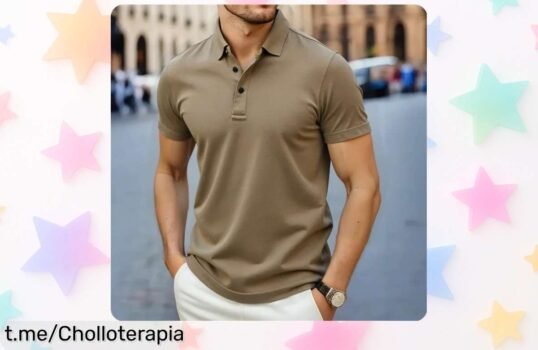 Impresionante camisa polo de manga corta que ahora está a precio tirado, ¡asegúrate de tenerla lista para cualquier plan y disfruta del estilo sin gastar de más!
