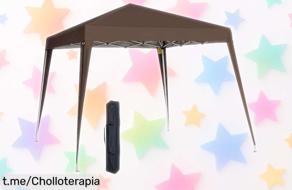 Impresionante carpa plegable 3x3m Outsunny con montaje sencillo y portable, precio de escándalo que no se repetirá. ¡Aprovecha esta oportunidad única para tus días al aire libre!