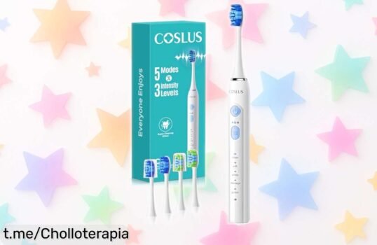 Impresionante cepillo de dientes eléctrico COSLUS C30 que limpia 10 veces mejor: ¡no te pierdas este ofertón único, tu sonrisa lo agradecerá!