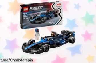 Impresionante coche de carreras LEGO Williams Racing FW46 F1, ¡está a un precio súper rebajado! Perfecto para los pequeños pilotos, no te lo pierdas porque vuelan.