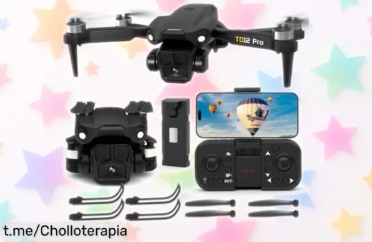 Impresionante cuadricóptero Toladrone TD12PRO con cámara HD 1080P rebajado a un precio increíble, ¡no dejes pasar la oportunidad de capturar momentos únicos desde el aire!