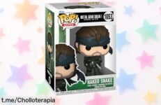 Impresionante figura Funko Pop! Naked Snake de Metal Gear a precio irreal, un ofertón que no puedes dejar escapar si eres fanático del juego. ¡Hazla tuya antes de que se agote!