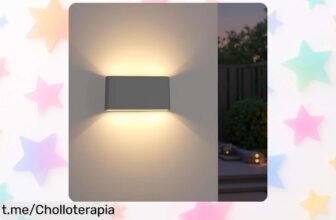 Impresionante luz LED de pared Topmo Plus 12W para exterior, moderna y acogedora. ¡Rebajadísima! No te quedes sin la tuya o se agotará rápido.