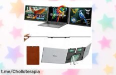 Impresionante monitor portátil Full HD Blackview DCM8 de 15,3” a precio rebajado que vuela, ¡hazlo tuyo y disfruta de cada imagen sin cansar la vista!