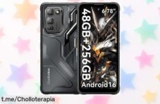 Impresionante móvil Android Blackview Fort 5 con pantalla gigante, 12 GB de RAM y batería duradera a un precio increíble; ¡no te pierdas esta oportunidad única!