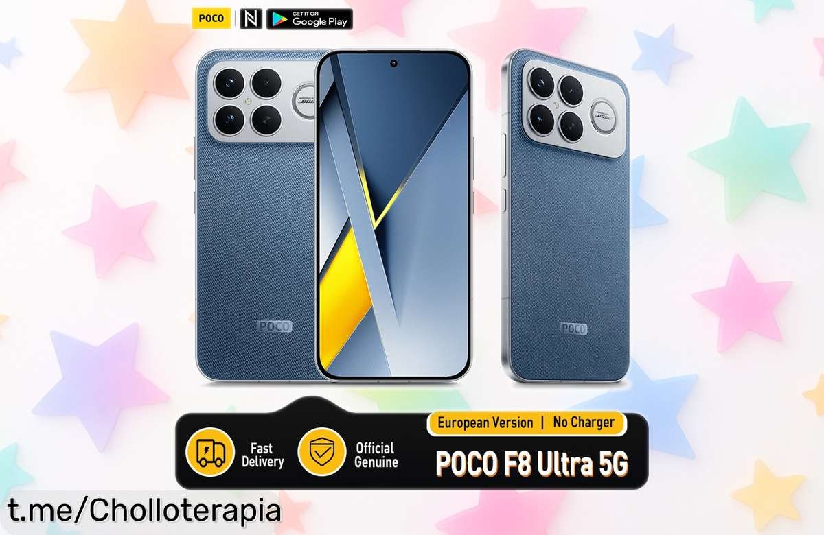 Impresionante móvil POCO F8 Ultra 5G con pantalla gigante y cámara de 50MP a un precio loco: ¡no dejes pasar esta oportunidad única de tenerlo ya!