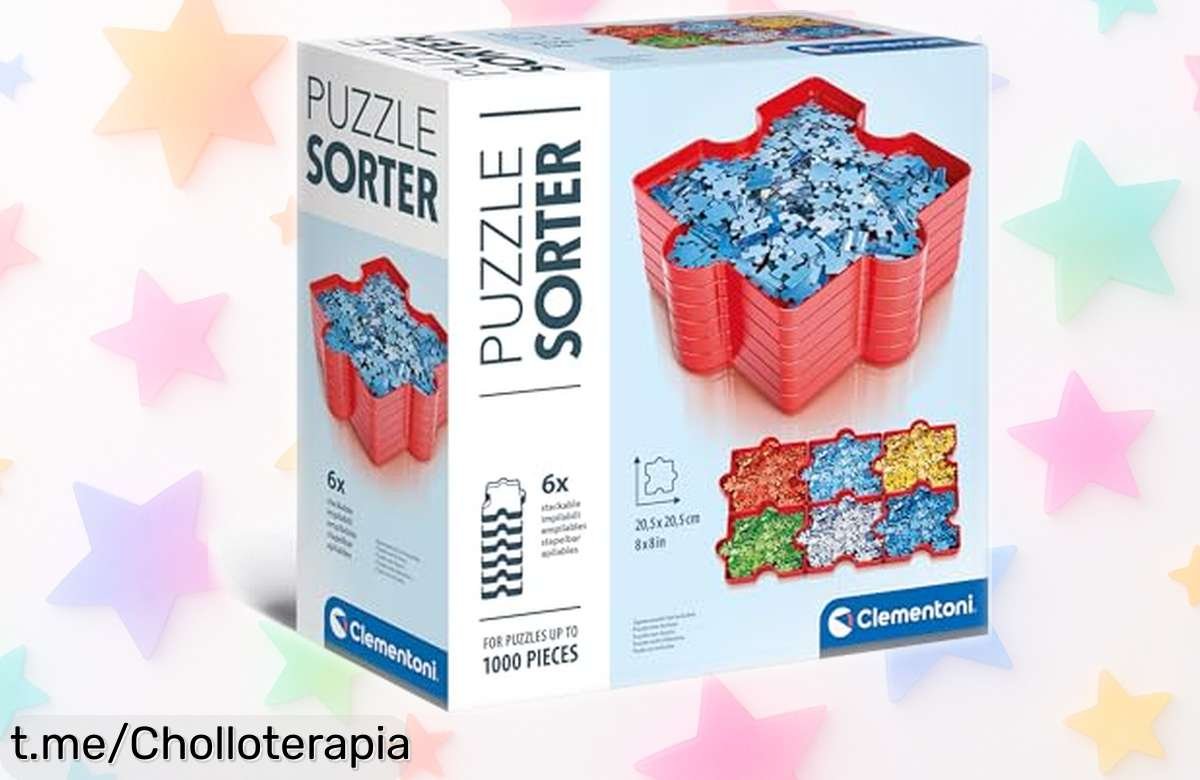 Impresionante organizador para puzzles de Clementoni con bandejas apilables, ¡precio de escándalo y unidades volando! No te quedes sin el tuyo, transforma tus tardes en diversión.