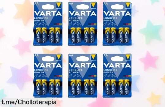 Impresionante pack de 24 pilas alcalinas Varta AA, precio rebajado que te hará sonreír: ¡no dejes que se acaben y asegura la energía en tus dispositivos ahora!