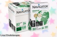 Impresionante pack de 2500 hojas A4 multiusos en super oferta, ¡perfectas para todo lo que imagines! Apresúrate, quedan pocas y no querrás perderte este chollo.
