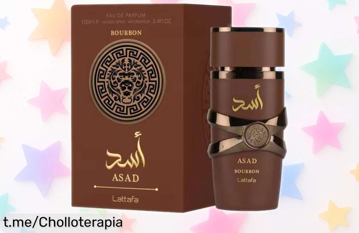 Impresionante perfume para hombre Lattafa Asad Bourbon 100ml que huele de lujo y dura todo el día, ¡aprovecha este precio de escándalo antes de quedarte sin él!