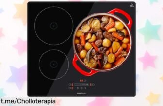 Impresionante placa de inducción 3 fuegos con potencia brutal y funciones únicas a un precio loco; no dejes escapar esta oportunidad, ¡te va a encantar cocinar!