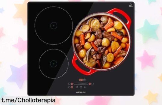 Impresionante placa de inducción 3 fuegos con potencia brutal y funciones únicas a un precio loco; no dejes escapar esta oportunidad, ¡te va a encantar cocinar!