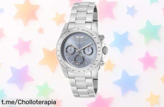 Impresionante reloj de acero inoxidable Invicta Speedway: un ofertón que se va volando, no te quedes sin el tuyo y dale estilo a tus días.