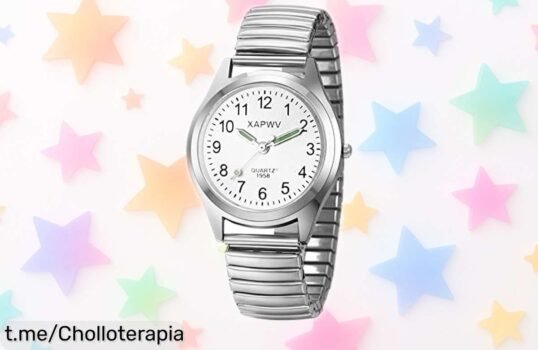 Impresionante reloj de cuarzo JewelryWe para hombre, ¡un ofertón que se va a agotar rápido y te hará brillar incluso en la oscuridad!