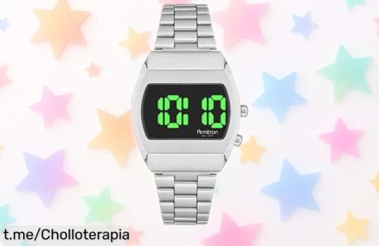 Impresionante reloj deportivo Armitron Sport 40/8475BGSV con pantalla LED clara, rebajado una barbaridad para que brilles en cualquier aventura. ¡Hazte con él antes de que se agoten!