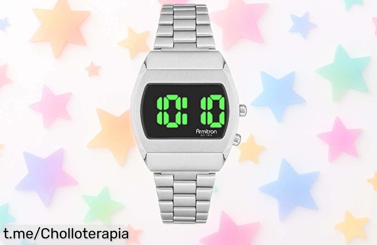 Impresionante reloj deportivo Armitron Sport 40/8475BGSV con pantalla LED clara, rebajado una barbaridad para que brilles en cualquier aventura. ¡Hazte con él antes de que se agoten!