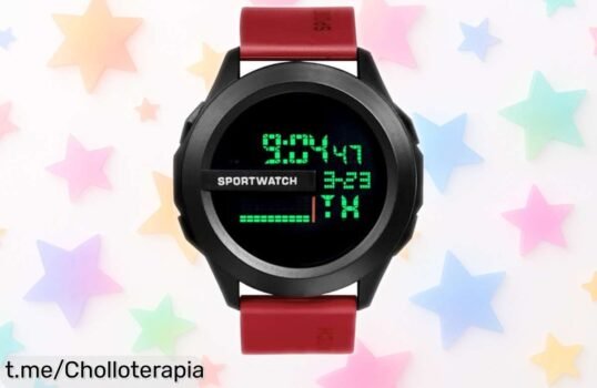 Impresionante reloj deportivo digital JewelryWe multifunción, super chollo que no puedes dejar escapar; ¡la oferta vuela y tú lo mereces!