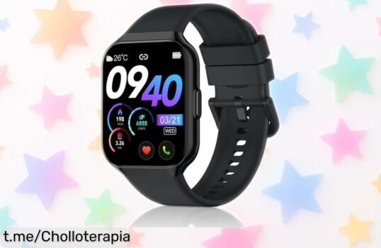 Impresionante reloj inteligente IP68 con pantalla grande y más de 110 modos deportivos a precio tirado; no te lo pierdas, ¡los quedan poquísimos!