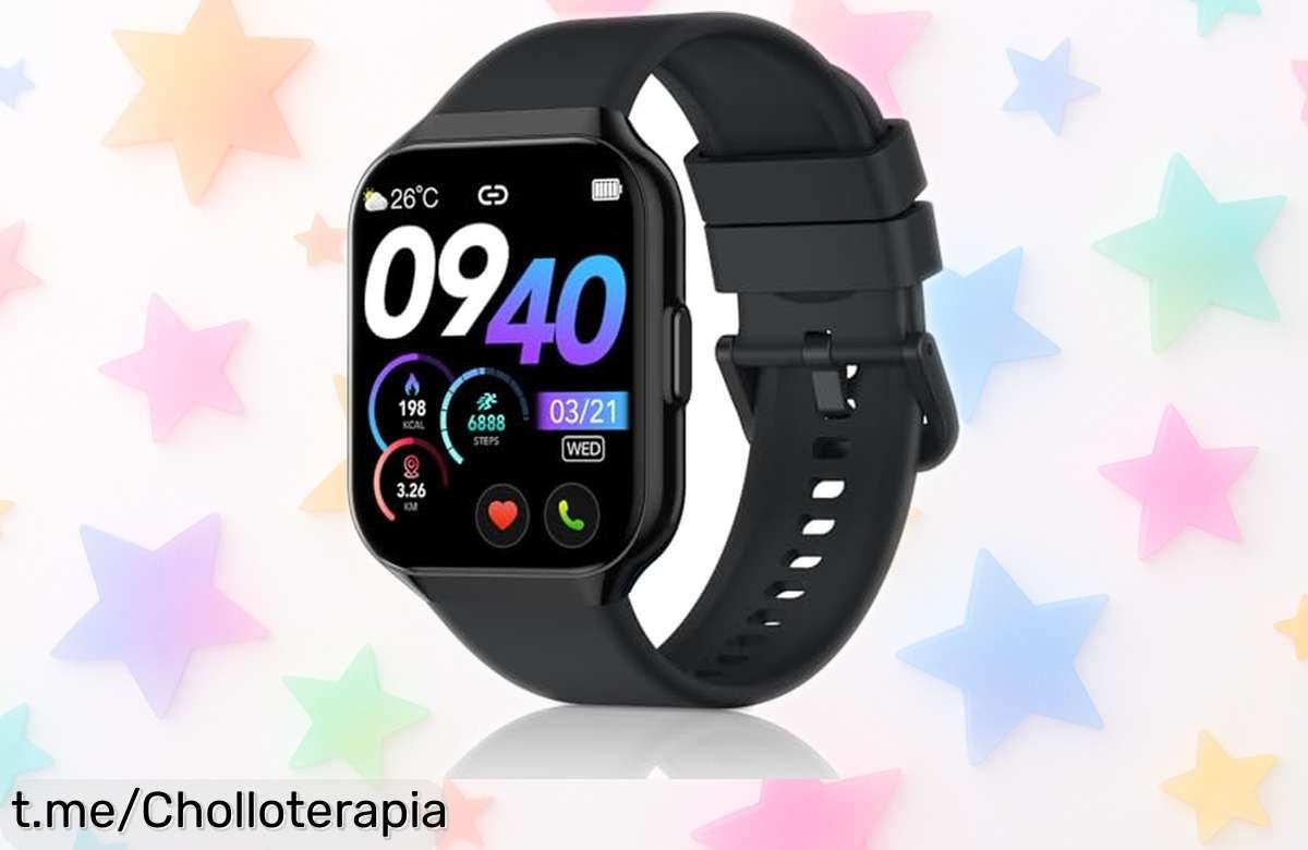 Impresionante reloj inteligente IP68 con pantalla grande y más de 110 modos deportivos a precio tirado; no te lo pierdas, ¡los quedan poquísimos!