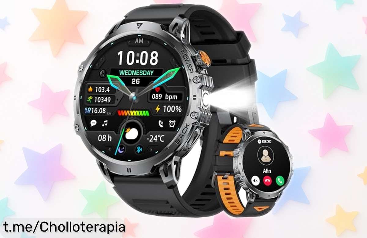 Impresionante reloj inteligente LIGE para hombre con pantalla grande y batería de 15 días a un precio de escándalo que no querrás dejar escapar, ¡aprovéchalo ya!