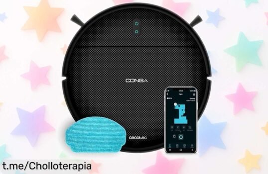 Impresionante robot aspirador, fregona y mopa 4 en 1 Conga M10 XTreme: ¡ofertón con navegación giroscópica y súper succión! Aprovecha esta locura antes de que se agote.