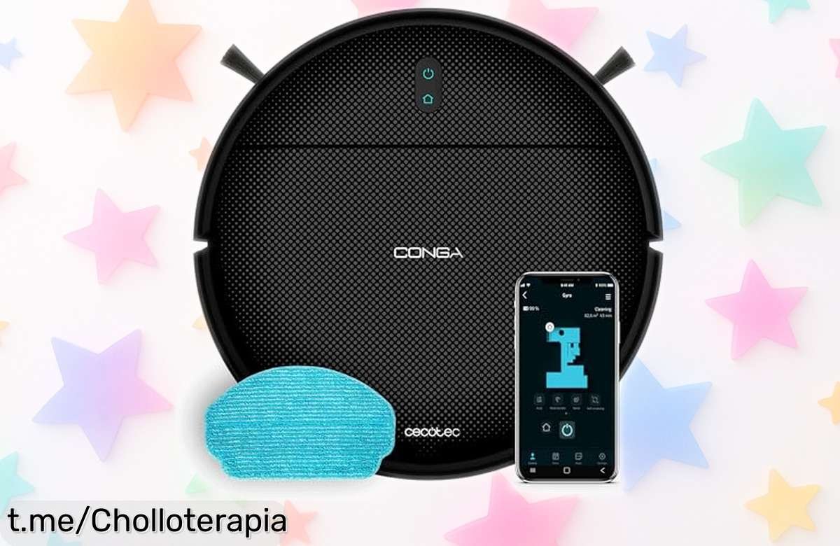 Impresionante robot aspirador, fregona y mopa 4 en 1 Conga M10 XTreme: ¡ofertón con navegación giroscópica y súper succión! Aprovecha esta locura antes de que se agote.