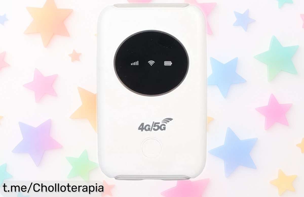 Impresionante router WiFi portátil 4G LTE que conecta a 10 dispositivos y navega a 300 Mbps, ¡reducido de precio brutal! No pierdas esta oportunidad para estar siempre conectado donde quieras.