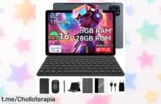 Impresionante tableta Android TABWEE T90 con pantalla HD y 128 GB de memoria ¡Aprovecha este precio loco y haz del día a día una aventura emocionante ya!