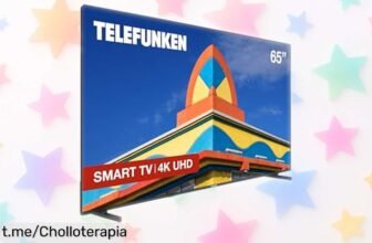 Impresionante televisor 4K UHD de 65” con pantalla sin marco para disfrutar series y pelis como nunca; ¡rebajado a un precio loco, no te quedes sin el tuyo!