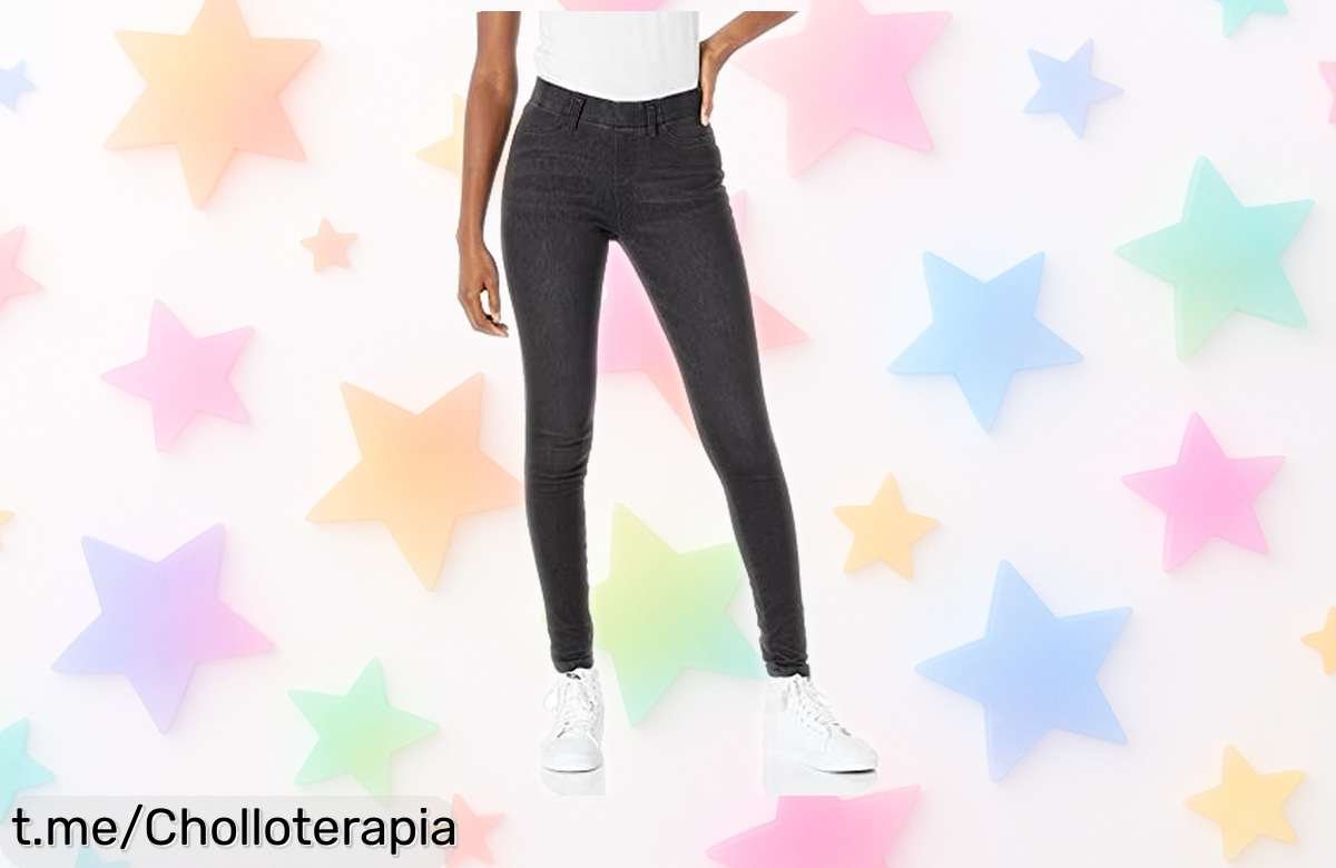 Impresionantes leggings tipo jegging Amazon Essentials: diseño actual y lujo que abraza tu piel a un precio increíble. ¡No dejes pasar esta oferta espectacular!