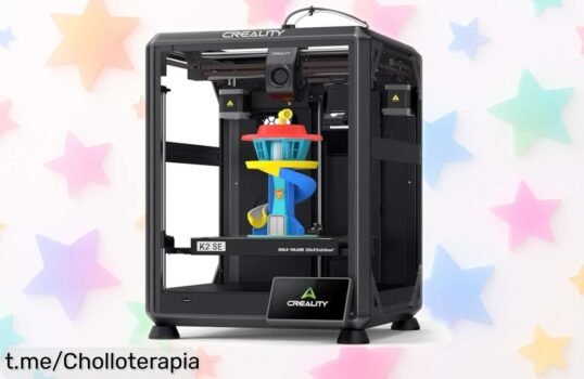 Impresora 3D multicolor Creality K2 SE: ¡Chollazo impresionante que vuela a 500 mm/s y ahora a un precio de risa para crear lo que imagines!