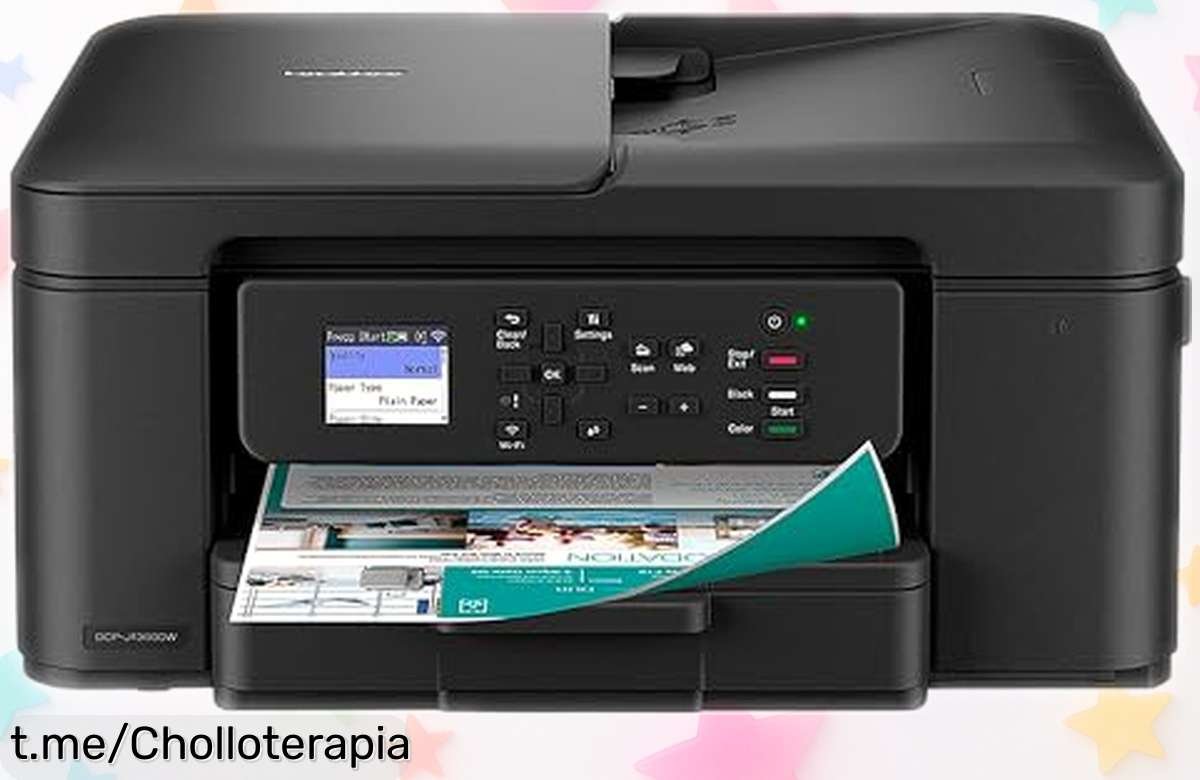 Impresora multifunción Brother DCPJ1360DW: ¡el ofrecimiento que estabas esperando! Imprime, copia y escanea desde el móvil. ¡No dejes pasar este chollazo que se va volando!