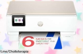 Impresora multifunción HP Envy Photo 7230 con WiFi y control móvil, ¡un ofertón que te trae calidad pro a casa! No dejes pasar esta oportunidad única para disfrutar.