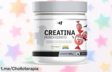 Impulsa tu entrenamiento con Creapure® Creatina Monohidrato 300g a un precio rebajado que no podrás creer, ¡prepárate para sentirte como un verdadero campeón!