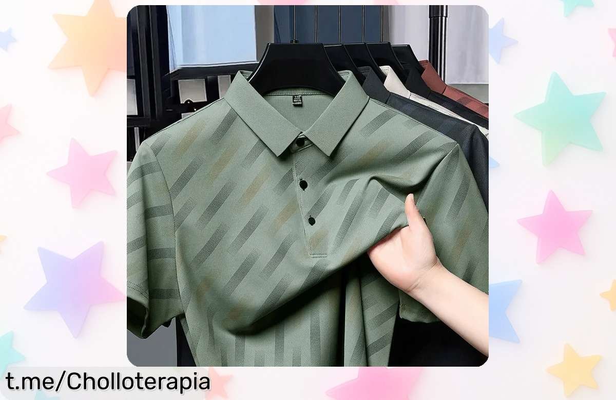 Impulsa tu estilo con la camisa polo estampada para hombre, ¡ofertón súper rebajado que no querrás dejar escapar! Viste fresco y actual cada día.