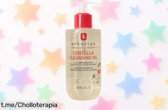 Impulsa tu rutina facial con el aceite desmaquillante Erborian Centella, ahora a precio loco para cuidar tu piel sin complicaciones. ¡No dejes pasar esta oferta!