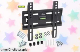 Impulsa tu televisor con el soporte de pared Maclean MC 777 a precio ridículo; ¡no dejarás escapar este chollazo antes de que se acaben!