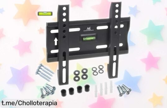 Impulsa tu televisor con el soporte de pared Maclean MC 777 a precio ridículo; ¡no dejarás escapar este chollazo antes de que se acaben!
