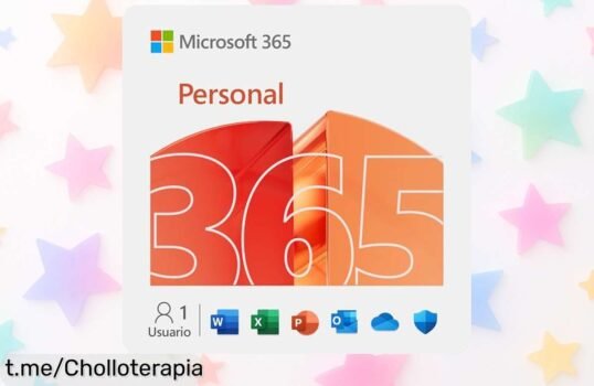 Increíble Office con IA de Microsoft 365 Personal para ti: 1TB en OneDrive y uso en 5 dispositivos a precio rebajado, ¡esta oportunidad vuela, apúrate y no te quedes sin el tuyo!