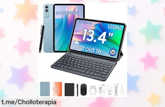 Increíble Tablet OSCAL PAD 200 con teclado QWERTY y 6 GB RAM, ¡un ofertón que se va volando! No dejes escapar esta oportunidad única para disfrutar al máximo.